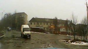 Крыжополь. Странный водитель на встречке