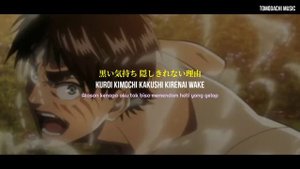 Shingeki No Kyojin Season 4 Part 2 Ending Full - Akuma No Ko ( 悪魔の子 )| Lyrics (KAN/ROM/INDO + AMV)