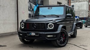 Mercedes-Benz AMG G63 - бронирование матовой полиуретановой пленкой, установка обвесов, шумоизоляция