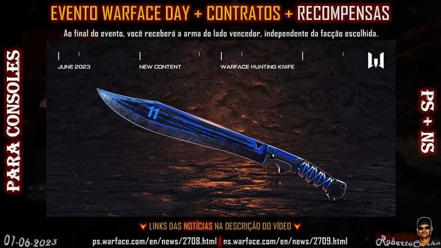 Warface Console - Evento Warface Day  Contratos  Recompensas