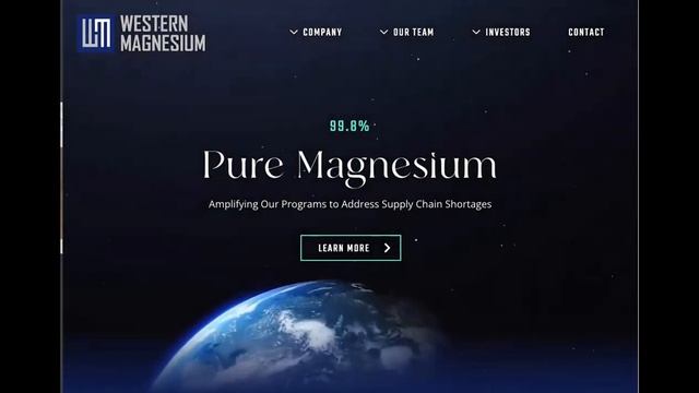 Western Magnesium Corp. CEORoadshow Webinar Replay: August 3, 2022 смотреть онлайн