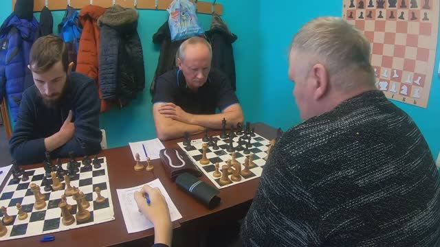 Личное первенство г.Ленинск-Кузнецкий по шахматам 2-тур. Буценко-Веденичев 0:1  21.01.2024 г.