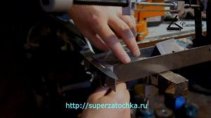 Приставка для заточки филейного ножа алмазными брусками. Attachment for sharpening a fillet knife
