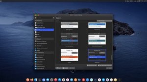 EndeavourOS w/ KDE Plasma (macOS themed)
