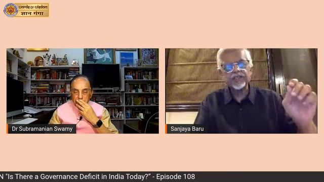 Dr Subramanian Swamy & Mr Sanjaya Baru ON "Is There a Governance Deficit in India Today" смотреть онлайн