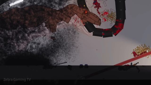 Battle Royal Prehistoric - T-REX vs Titanoboa vs Iron Lung Monster - People Playground 1.25 смотреть онлайн