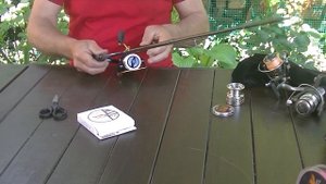 Как намотать тонкий шнур на катушку если у вас одна шпуля