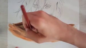 Speed drawing Eren Yeager  рисовать Эрена Йегера