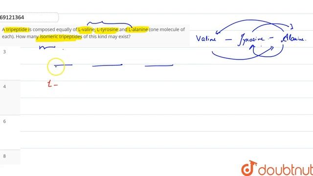 A tripeptide is composed equally of L-valine, L-tyrosine and L-alanine смотреть онлайн