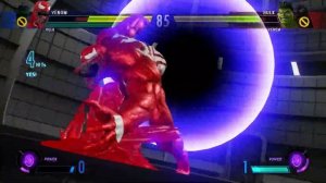 Red Venom & Hulk vs Venom & Hulk (Very Hard) - Marvel vs Capcom | 4K UHD Gameplay