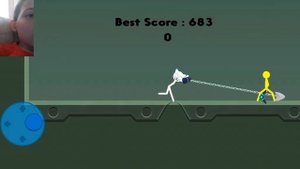 Играю в Supreme duelist stickman 4 игрока!
