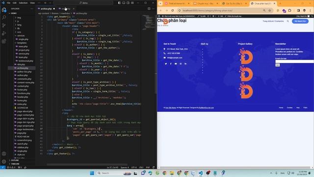 Phần 12: Code template Archive.php смотреть онлайн
