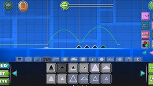 способ перепрыгнуть 4 шипа в Geometry Dash