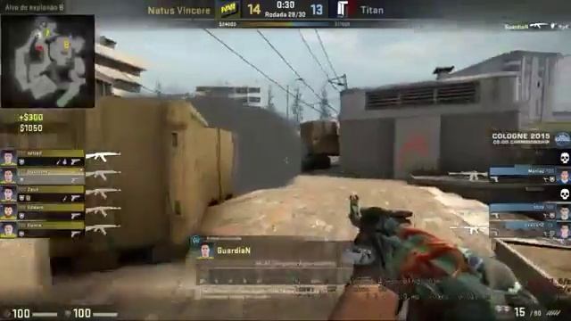 Navi Guardian ace vs Titan ESL ONE Cologne 2015 смотреть онлайн