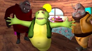 Криповый лунтик и его друзья танцуют под SHADXWBXRN - DAMAGE