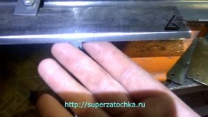 Восстановление, заточка ножей фуганка, рейсмуса своими руками