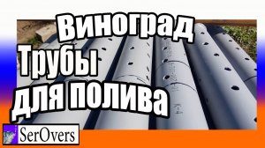 Подмосковье Виноград Трубы для полива