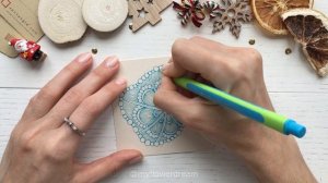 Морозные узоры. Плиточка для марафона #зенписьмо_2020