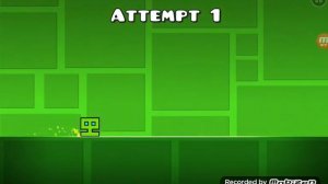 Geometry Dash 1.1 Gameplay