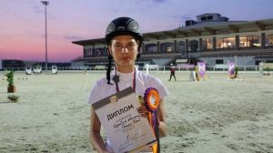 Милена Берейша - победитель в маршруте №5 (90 см) в Открытом классе