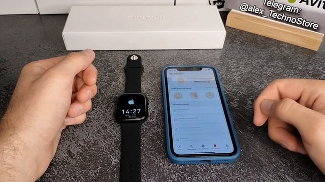Подключение Apple Watch к телефону Настройка соединения и подключение звонков. Hk9 X9 Pro Реплика
