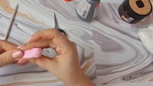 Радужный букет из зефирной глины. Лепка простого цветка.  Урок 1.