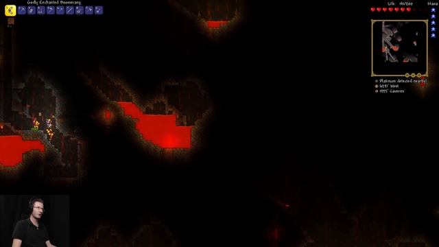 Terraria #18 (Finally hitting rock bottom) смотреть онлайн