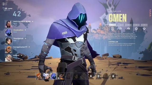 VALORANT LIVE  | Aggresive Omen Plays| Omen Outplays | Shadow Don |