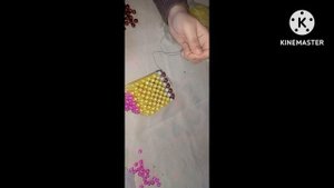 Игрушка из бусин! Губка-боб Спанч-боб