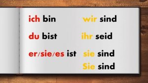 Ich bin Du bist - The Verb "Sein" (to be) in German - Conjugation Song
