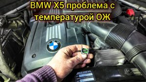 BMW X5 проблемы с показаниями датчика температуры ОЖ. Включается аварийный режим системы охлаждения.