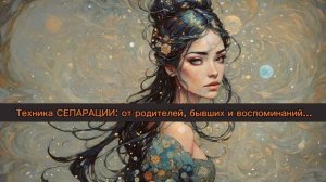 Техника СЕПАРАЦИИ: от бывшего / бывшей, от воспоминаний, от родителей...