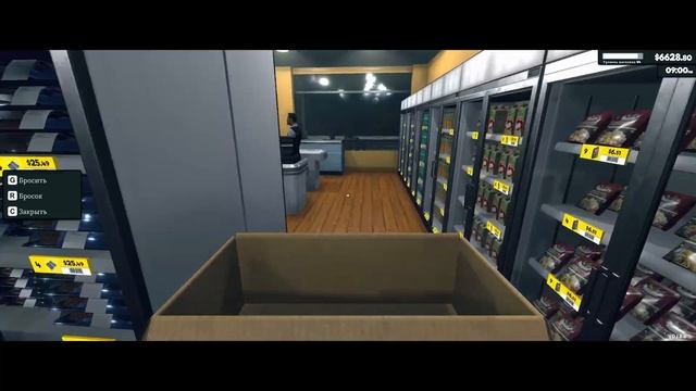 Supermarket Simulator #23 Зарабатываем деньги и долбим квест на кассира смотреть онлайн