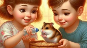 Веселая песенка про хомячка.