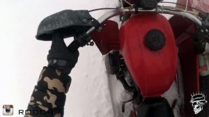 Поездка на Ладогу на мотоцикле Урал Днепр ИЖ / winter trip to lake Ladoga on Russian motorcycles