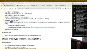 1. Принципы развития архитектур ЭВМ; система команд RISC-V