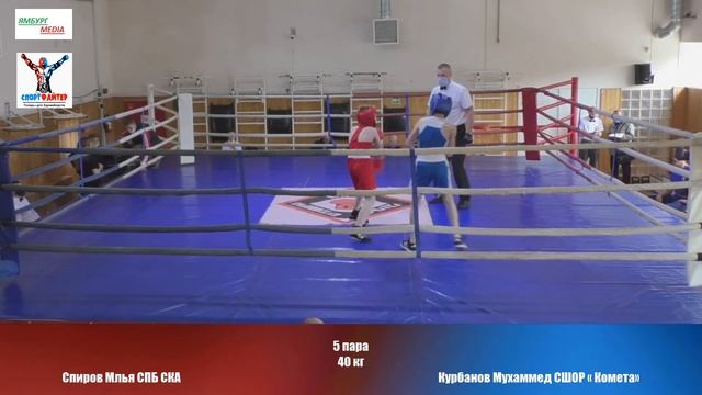 40 кг Спиров Млья СПБ СКАг Курбанов Мухаммед СШОР « Комета» смотреть онлайн