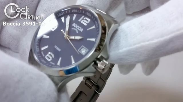 Наручные титановые часы Boccia 3591-03 смотреть онлайн