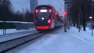 ЭГ2ТВ-029 Иволга 2.0 ЦППК Перекраска МЦД На перегоне Окружная-Тимирязевская