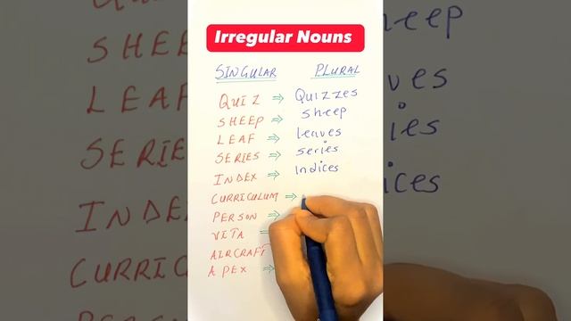 Irregular Nouns Used in Daily Life #english #spokenenglish #speakingenglish #englishvocabulary смотреть онлайн