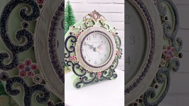 Настольные часы из дерева - Kairos TB007 Green #clock #shop #wooden #samara