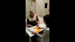 Логопедическое занятие с пациентом перенесшим инсульт год назад