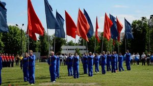 Парад флагов. МГУ имени А.А. Кулешова