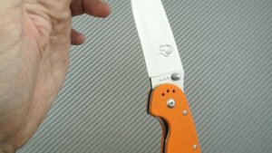 Складной нож Steelclaw "Крыса" rat01orange, краткий видео обзор и распаковка
