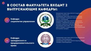 Представляем факультет юриспруденции и социальных технологий ФГБОУ ВО "ДОНАУИГС"