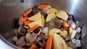 Бышкан эттен сонун тамак | Кыргызча рецепт | Жаркое