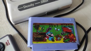 35 in 1: Pac-man, Mario bros.,Road Fighter, Tank 1990 на денди