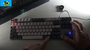AULA F3287 Wired TKL Rainbow Mechanical Gaming Keyboard, 80% Compact Tenkeyless 87 Keys Layout  202