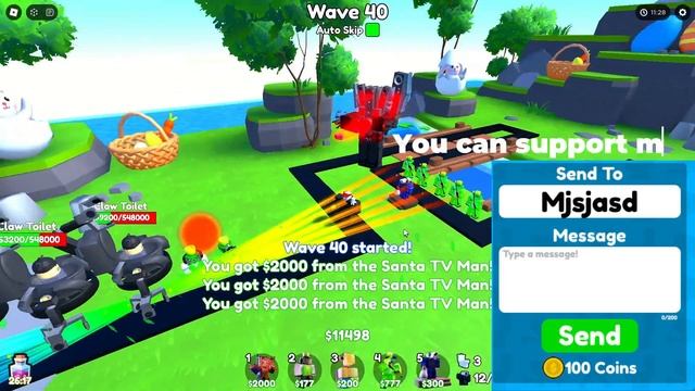 🤯I got the 🐰Titan bunny man🐰 in Toilet Tower Defense!🤯(TOILET TOWER DEFENSE) смотреть онлайн