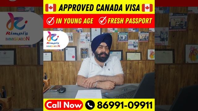 Approved Canada Tourist Visa | Canada Visitor Visa Update | Young Age | Fresh Passport #canadavisa